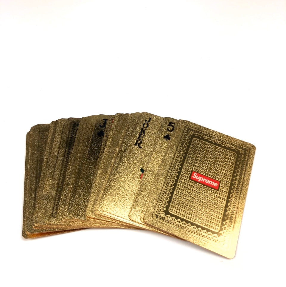Supreme Gold Poker Card Set 2014