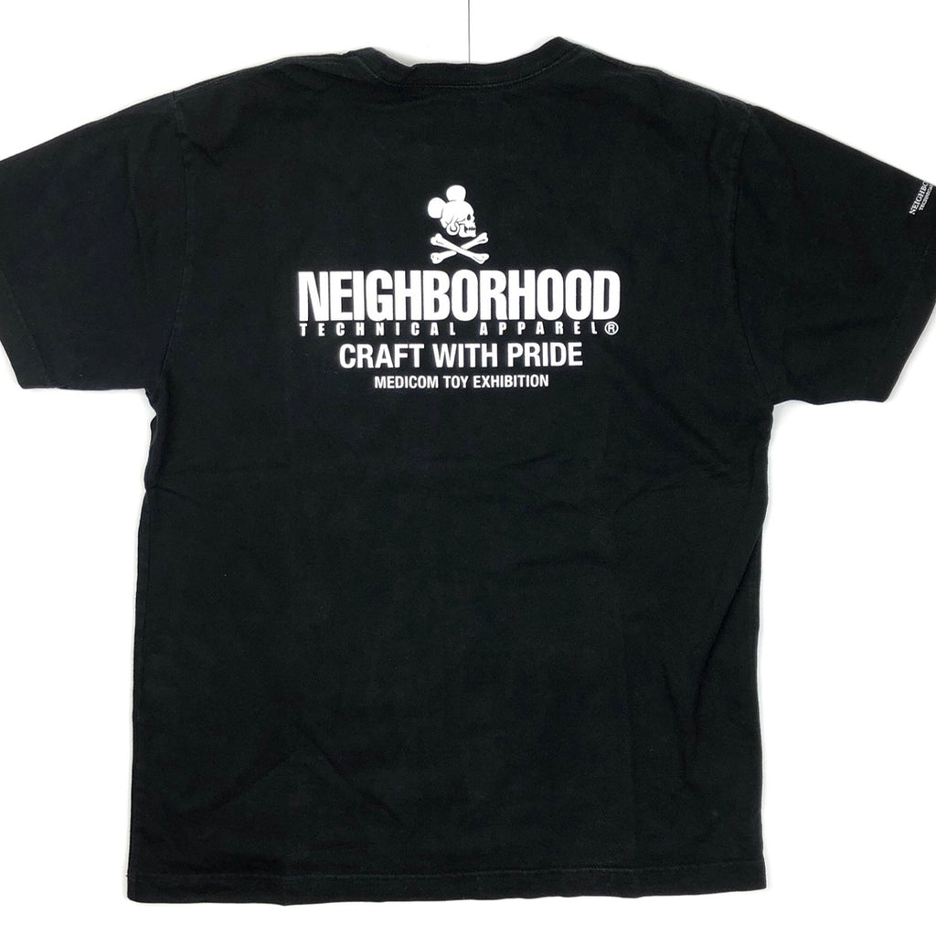 NEIGHBORHOOD x MEDICOM Skull Tee