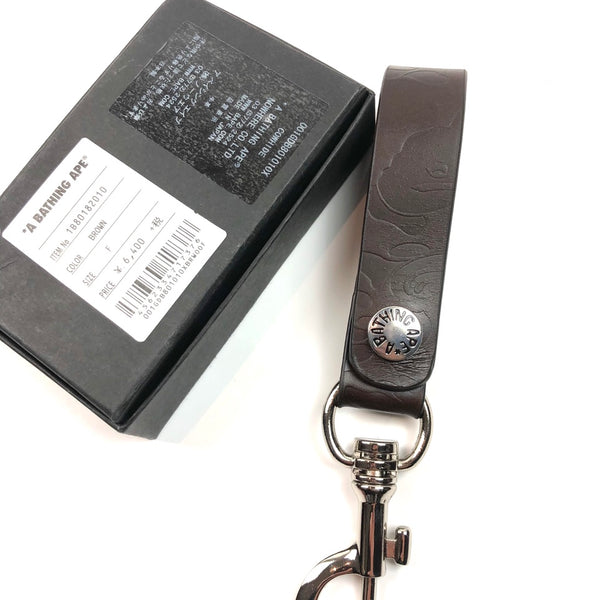 BAPE Leather Keychain Hook