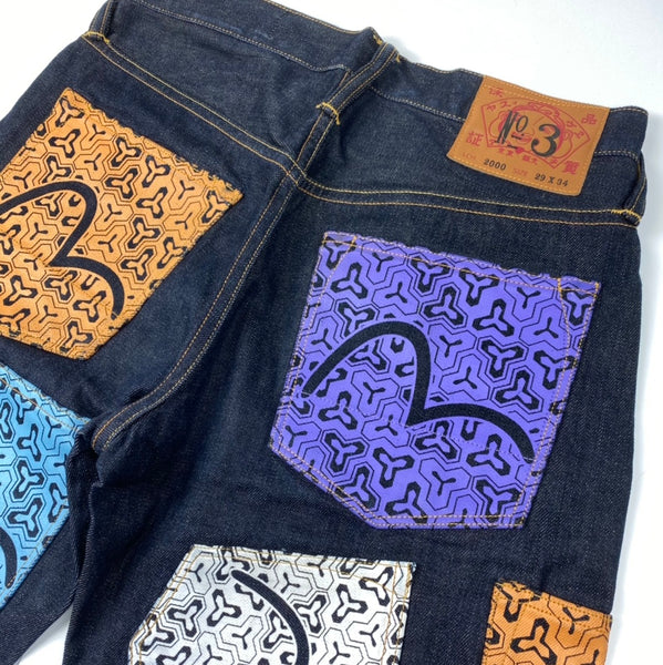 Evisu Multi-Pockets Denim Jean