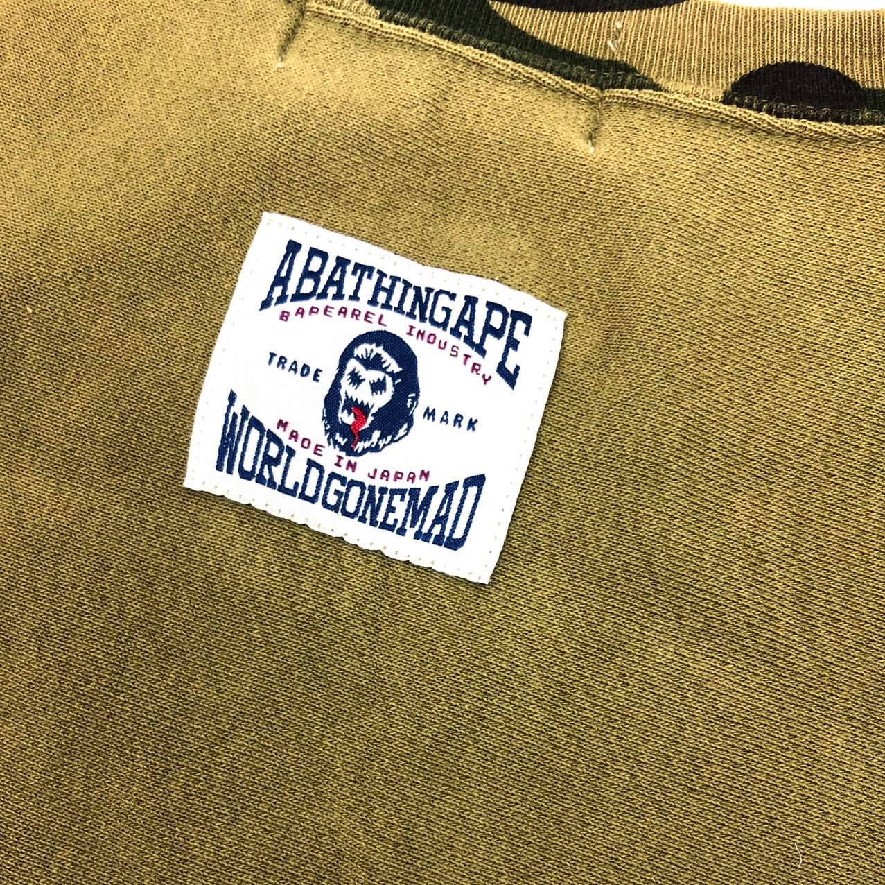 BAPE OG Side Camo Crewneck