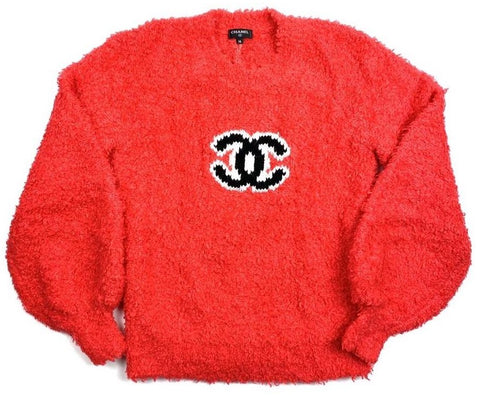 CHANEL Red 19AW Pull Over Sweater