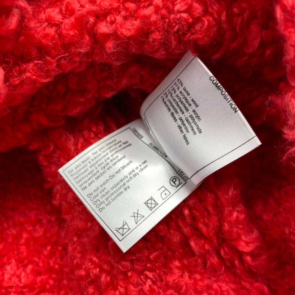 CHANEL Red 19AW Pull Over Sweater