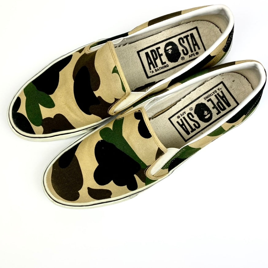 BAPESTA 1st ABC Camo Slip-On