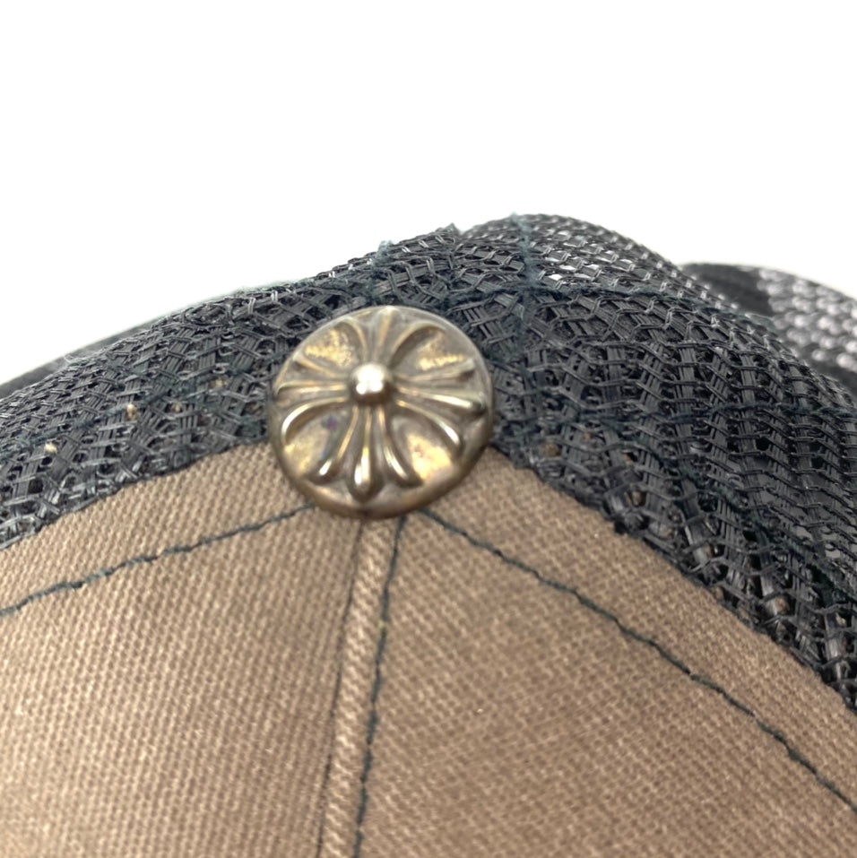 ChromeHearts Camo + Black Mesh Trucker Hat