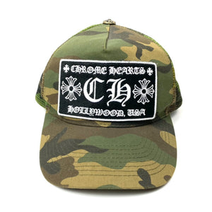 ChromeHearts Full Camo Trucker Hat