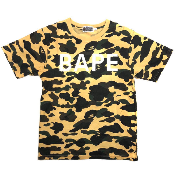 BAPE 1st ABC Camo Spell Out Tee