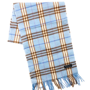 Burberry Blue Nova Check Scarf