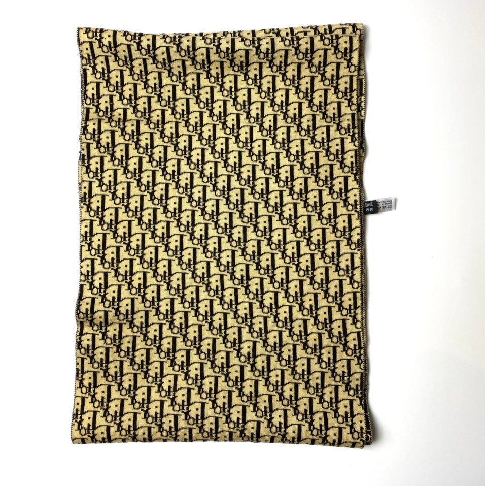 Christian Dior Double Side Monogram Scarf