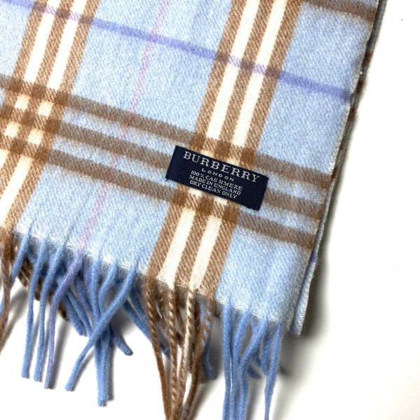 Burberry Blue Nova Check Scarf