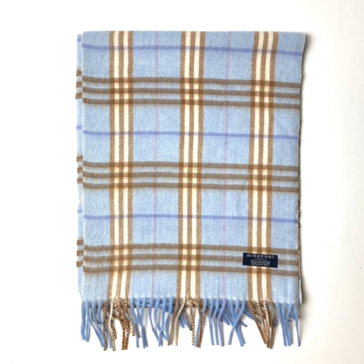 Burberry Blue Nova Check Scarf