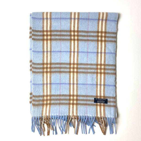 Burberry Blue Nova Check Scarf