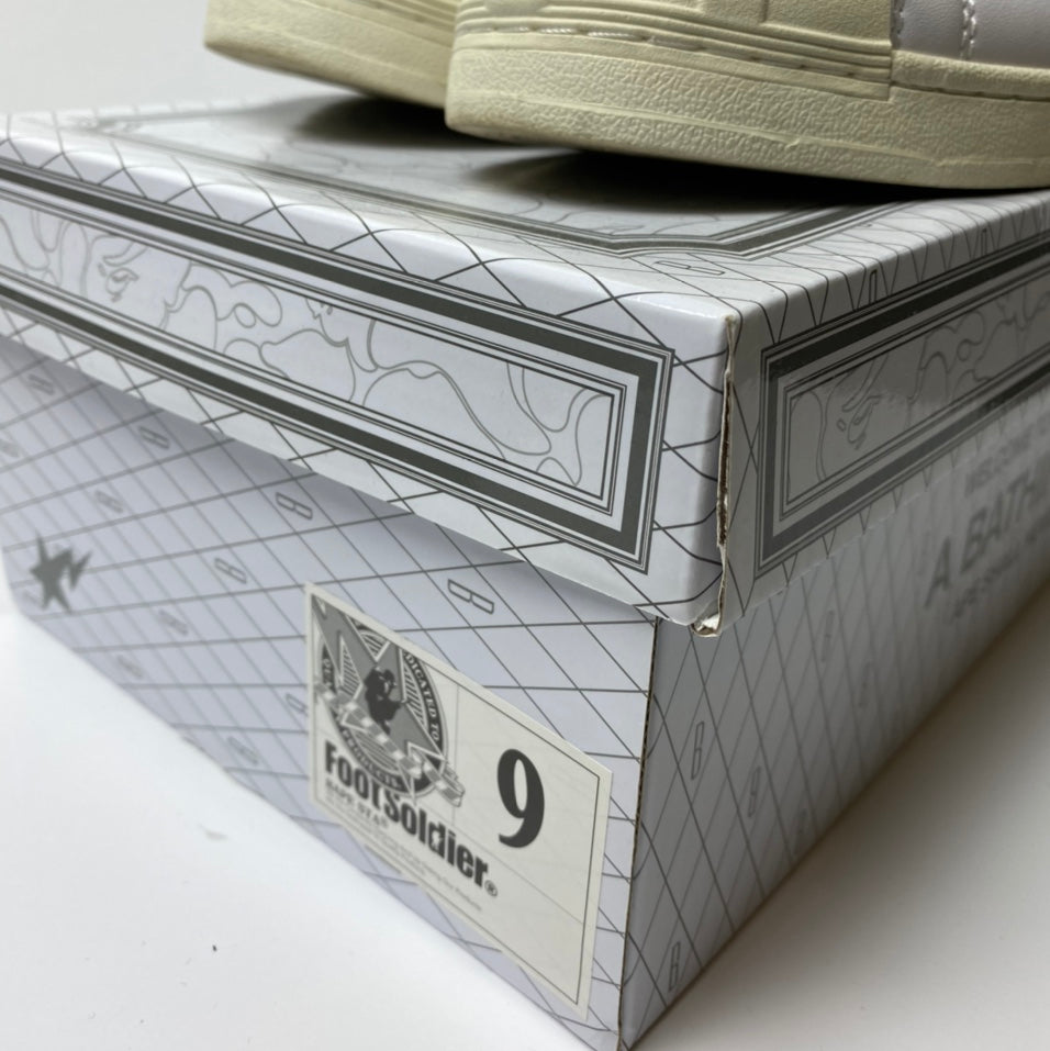 BAPESTA Skullsta White Leather