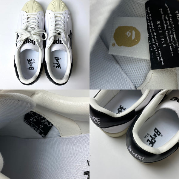 BAPESTA Skullsta White Leather