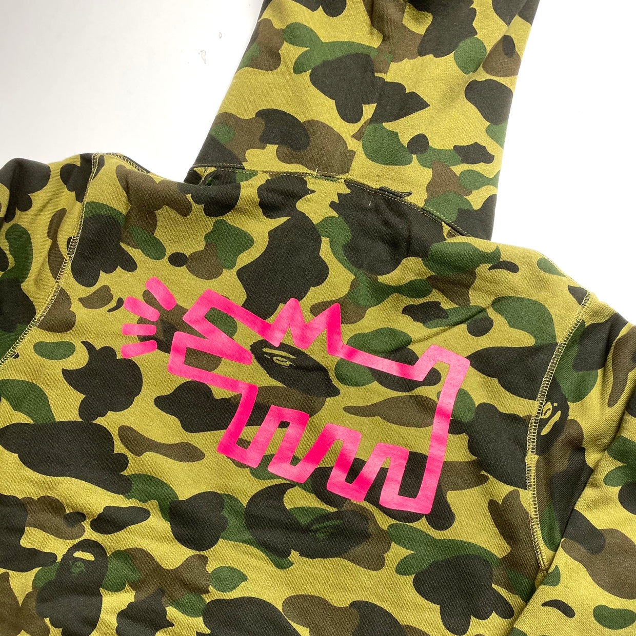 BAPE X Keith Haring OG ABC Camo Full Zip Hoodie