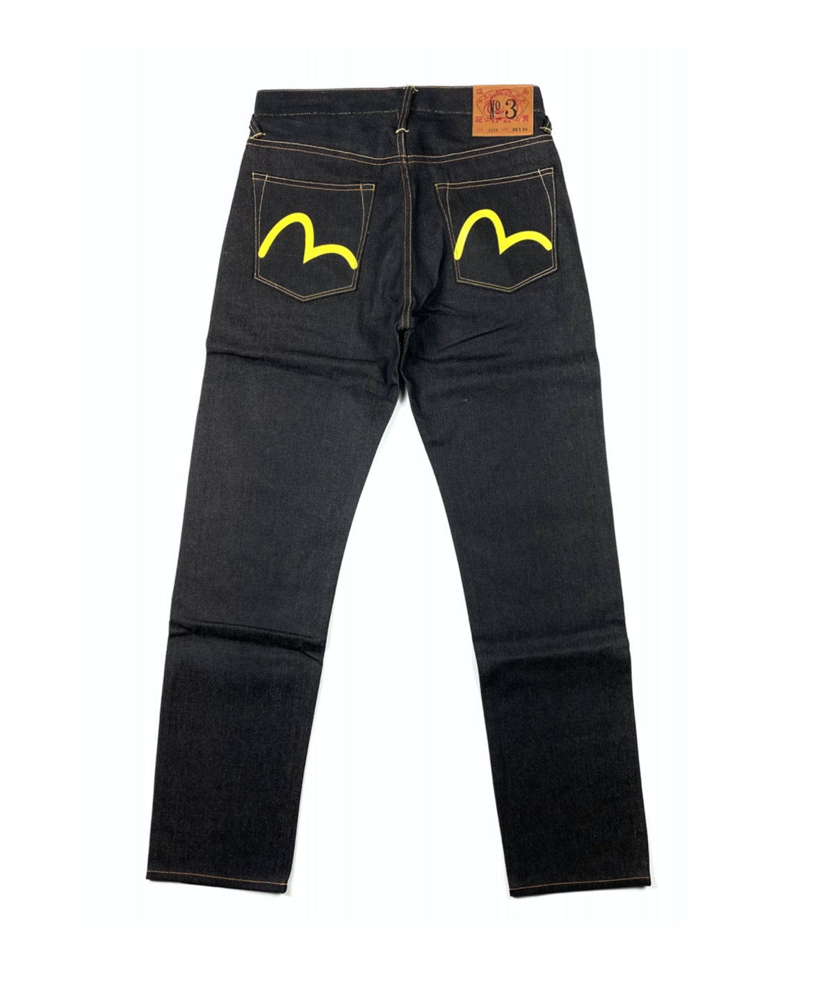 Evisu Yellow Daicock Raw Denim