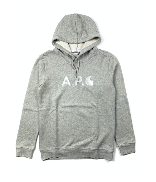 A.P.C. X Carhartt WIP Grey Hoodie