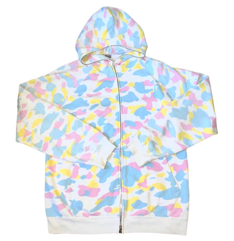 BAPE OG Cotton Candy Camo Full Zip Hoodie