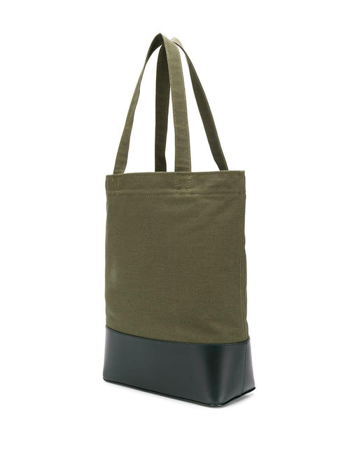 A.P.C.  Axelle Canvas Leather  Tote Bag