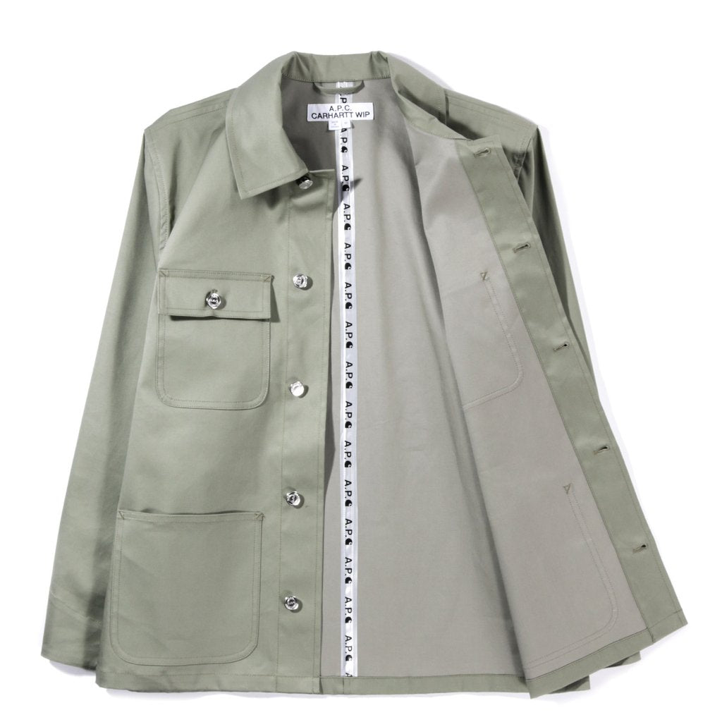 carhartt apc コラボ　ミシガンジャケット A.P.C. x Carhartt WIP Michigan Coat - Khaki | Garmentory
