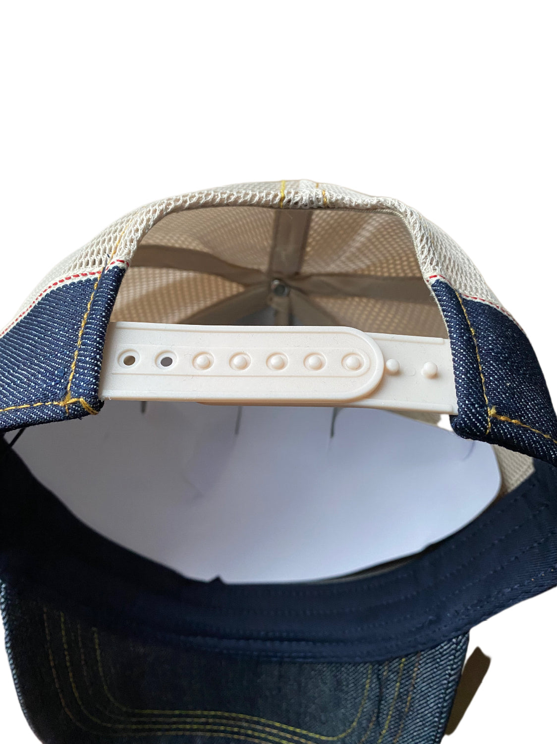 Evisu  Denim Multi-logo Trucker Cap