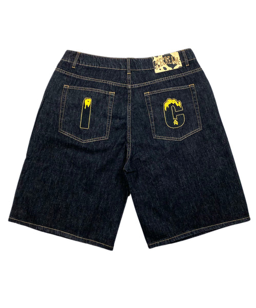 BBC Ice Cream Running Dog Black Denim Short