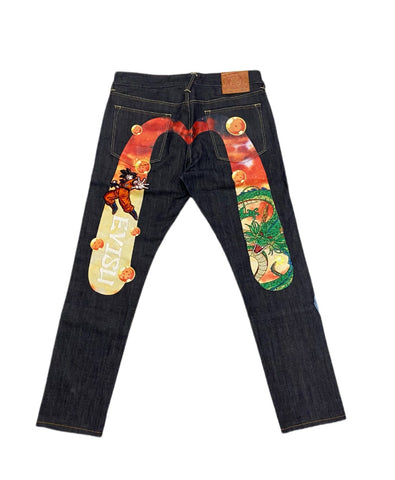 Evisu x Dragon Ball Z Daicock Denim Jean