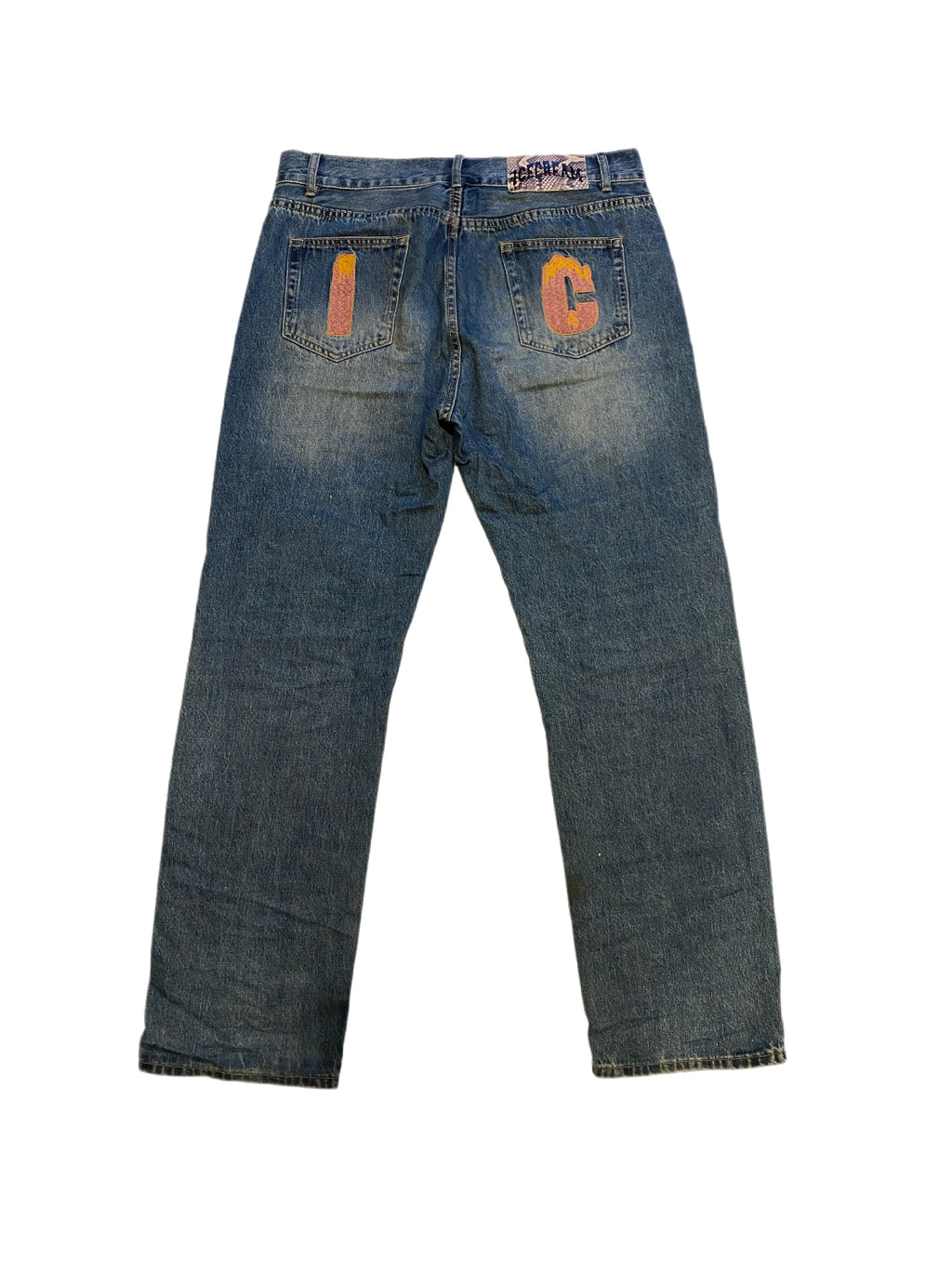 Billionaire Boys Club x Ice Cream Pink Running Dog  Washed Denim Jean